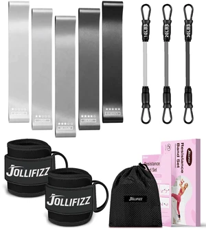 Ankle Resistance Bands with Cuffs &Booty Bands Set,Ankle Straps for Cable Machines for Leg,Booty,Glute,Hip,Butt,Workout Home Gym Equipment,Exercise Bands for Fitness,Yoga,Physical Therapy (Black) Ankle Resistance Bands with Cuffs &Booty Bands Set,Ankle Straps for Cable Machines for Leg,Booty,Glute,Hip,Butt,Workout Home Gym Equipment,Exercise Bands for Fitness,Yoga,Physical Therapy (Black)