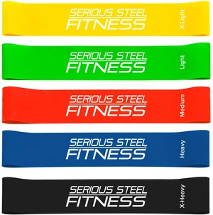 Mini Loop Bands - 5 Resistance Bands for Exercise | Natural Rubber, 2 x 12 in, 5 Tension Levels, Stackable, Rehab And Warm-Ups, Mesh Bag, Quick Start Guide Mini Loop Bands - 5 Resistance Bands for Exercise | Natural Rubber, 2 x 12 in, 5 Tension Levels, Stackable, Rehab And Warm-Ups, Mesh Bag, Quick Start Guide
