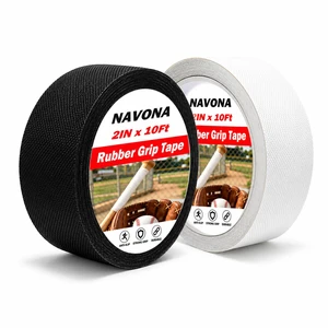 Anti Slip Rubber Grip Tape, 2 Rolls, 2" x 20 FT Total, Black & White | Strong Adhesive, Waterproof, HeavyDuty, Easy to Cut for Tool Handles, Sports Equipment, Stairs, Indoor & Outdoor Surfaces Anti Slip Rubber Grip Tape, 2 Rolls, 2" x 20 FT Total, Black & White | Strong Adhesive, Waterproof, HeavyDuty, Easy to Cut for Tool Handles, Sports Equipment, Stairs, Indoor & Outdoor Surfaces
