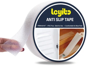 Anti Slip Tape Clear Waterproof Outdoor/Indoor, 2" x 42Ft Non Slip Traction Grip Tape for Bathtubs, Boats, Stairs, Pools, Transparent, Soft, Comfortable for Bare Feet (2" X 42') Anti Slip Tape Clear Waterproof Outdoor/Indoor, 2" x 42Ft Non Slip Traction Grip Tape for Bathtubs, Boats, Stairs, Pools, Transparent, Soft, Comfortable for Bare Feet (2" X 42')