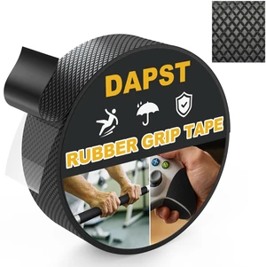 1 in X 26 Ft Large Rubber Grip Tape for Handles & Home Use | Ultra-Thin Black Rubber Anti-Slip Grip Tape, Strong Adhesive, Cushioned Comfortable Hand Feel 1 in X 26 Ft Large Rubber Grip Tape for Handles & Home Use | Ultra-Thin Black Rubber Anti-Slip Grip Tape, Strong Adhesive, Cushioned Comfortable Hand Feel