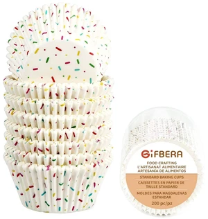 Candy White Cupcake Liners - Standard Baking Cups Odorless Greaseproof Paper Muffin Wrappers, Pack of 200 Candy White Cupcake Liners - Standard Baking Cups Odorless Greaseproof Paper Muffin Wrappers, Pack of 200