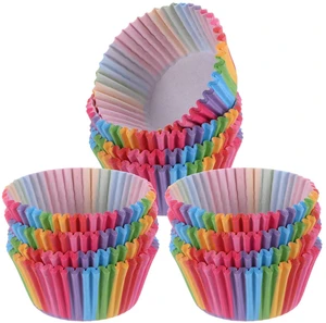 100 Pack Rainbow Cupcake Liners, Standard Size Greaseproof Baking Cups | Colorful Muffin Wrappers for Birthday Party, Wedding, Cupcake Liners for Baking 100 Pack Rainbow Cupcake Liners, Standard Size Greaseproof Baking Cups | Colorful Muffin Wrappers for Birthday Party, Wedding, Cupcake Liners for Baking