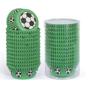 300PCS Soccer Standard Cupcake Liners Sport Themed Paper Baking Cups Muffin Liners Cupcake Wrappers for Soccer Ball Game Day Baby Shower Wedding Birthday Party Cake Decorations 300PCS Soccer Standard Cupcake Liners Sport Themed Paper Baking Cups Muffin Liners Cupcake Wrappers for Soccer Ball Game Day Baby Shower Wedding Birthday Party Cake Decorations