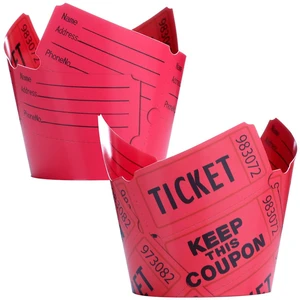 Raffle Ticket Cupcake Wrappers 36 Count Carnival Theme Raffle Ticket Cupcake Wrappers 36 Count Carnival Theme