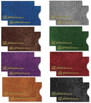RFID Blocking Credit Card Sleeve Protectors USA Made Slim Wallet Inserts for Credit Cards, Debit Cards & ID Protection (16, Leather Look) RFID Blocking Credit Card Sleeve Protectors USA Made Slim Wallet Inserts for Credit Cards, Debit Cards & ID Protection (16, Leather Look)