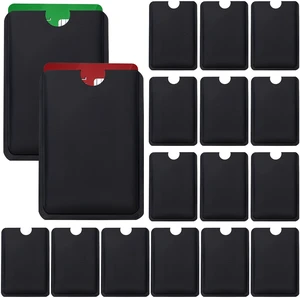 20PCS RFID Blocking Sleeves for Credit Card, Black 20PCS RFID Blocking Sleeves for Credit Card, Black