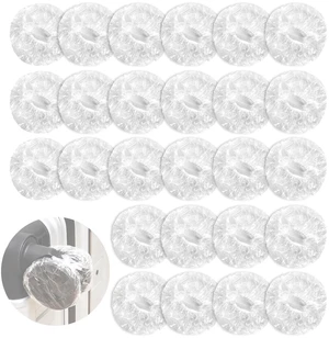 Suitcase Wheel Covers, 100 Pack Luggage Wheel Protector Covers | Waterproof, PE Material, Keep Floor & Carpet & Car Clean from Dirt Suitcase Wheel Covers, 100 Pack Luggage Wheel Protector Covers | Waterproof, PE Material, Keep Floor & Carpet & Car Clean from Dirt