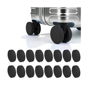 16 Pcs Luggage Wheel Covers,Silicone Full Wrap Suitcase Caster Protector | Noise Reduction Anti Slip Spinner Swivel Tires Replacement Parts For Travel Bags 16 Pcs Luggage Wheel Covers,Silicone Full Wrap Suitcase Caster Protector | Noise Reduction Anti Slip Spinner Swivel Tires Replacement Parts For Travel Bags