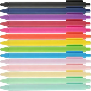 Colored Pens,Fair pens With 0.7 mm Fine Tip Bulk - 14-Piece Pack - Pastel & Vibrant, Colorful Smooth Writing, Lightweight Ballpoint Pen Body Teacher Essentials Gift Colored Pens,Fair pens With 0.7 mm Fine Tip Bulk - 14-Piece Pack - Pastel & Vibrant, Colorful Smooth Writing, Lightweight Ballpoint Pen Body Teacher Essentials Gift