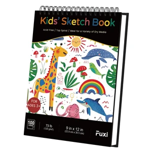 Sketch Book for Kids, 9" x 12" Kids Sketch Pad, 100 Sheets 73lb/120gsm | Acid-Free Thick Drawing Paper Pad, Top Spiral Sketchbook for Drawing, Coloring & Sketching, Art Supplies for Kids, Ages 3+ Sketch Book for Kids, 9" x 12" Kids Sketch Pad, 100 Sheets 73lb/120gsm | Acid-Free Thick Drawing Paper Pad, Top Spiral Sketchbook for Drawing, Coloring & Sketching, Art Supplies for Kids, Ages 3+