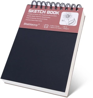 Sketch Book, 5.5" x 8.5" Sketchbook with 60 Sheets (68lb/100gsm), 1 Pack Drawing Pad Acid Free Drawing Book Sketch Pad for Kids Adults Beginners Artists Sketch Book, 5.5" x 8.5" Sketchbook with 60 Sheets (68lb/100gsm), 1 Pack Drawing Pad Acid Free Drawing Book Sketch Pad for Kids Adults Beginners Artists