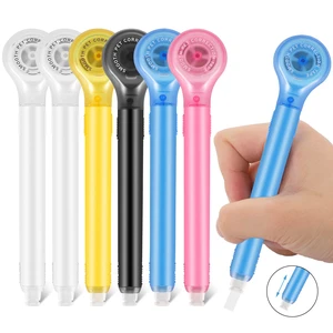 6 Pack Correction Tape Pens, 1/5 X 236 Inch | Push pull protective, Smooth PET tape, Strong coverage, for school, office and exams 6 Pack Correction Tape Pens, 1/5 X 236 Inch | Push pull protective, Smooth PET tape, Strong coverage, for school, office and exams