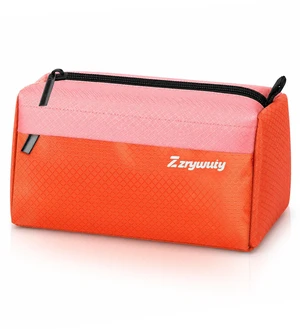 Pencil Pouch, 3-Pocket Pen Case, Storage Organizer, Pink/Orange | Vibrant two-tone aesthetic, wide opening, smooth closure, versatile stationery, makeup and accessory bag. Pencil Pouch, 3-Pocket Pen Case, Storage Organizer, Pink/Orange | Vibrant two-tone aesthetic, wide opening, smooth closure, versatile stationery, makeup and accessory bag.