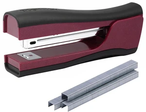 Office Dynamo 4 in 1 Standup Stapler, Includes 420 Staples, 20 Sheet Capacity, Integrated Pencil Sharpener, Staple Remover & Staple Storage, Magenta Office Dynamo 4 in 1 Standup Stapler, Includes 420 Staples, 20 Sheet Capacity, Integrated Pencil Sharpener, Staple Remover & Staple Storage, Magenta