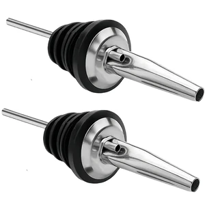 Olive Oil Spout Pourer, 2PCS Stainless Steel Liquor Bottle Pourers | With Dust Caps,Oil Bottle Spout, Wine Pourers,Fit for Olive Oil Bottle,Liquor Bottle Olive Oil Spout Pourer, 2PCS Stainless Steel Liquor Bottle Pourers | With Dust Caps,Oil Bottle Spout, Wine Pourers,Fit for Olive Oil Bottle,Liquor Bottle