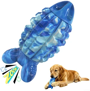 Dog Toys for Aggressive Chewers, Tough Dog Chew Toys, Blue | Durable Squeaker Rocket Indestructible Dog Toys, Medium Large Breeds, Teeth Cleaning, Long Lasting Fun, Keep Them Busy Dog Toys for Aggressive Chewers, Tough Dog Chew Toys, Blue | Durable Squeaker Rocket Indestructible Dog Toys, Medium Large Breeds, Teeth Cleaning, Long Lasting Fun, Keep Them Busy