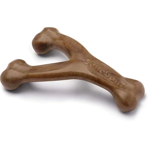 Wishbone Dog Chew Toy for Aggressive Chewers, Real Bacon, Small | Durable, Super Chewer, Made in USA, Dog Bones, Long-Lasting, A Size for Every Dog, Keeps Them Busy Wishbone Dog Chew Toy for Aggressive Chewers, Real Bacon, Small | Durable, Super Chewer, Made in USA, Dog Bones, Long-Lasting, A Size for Every Dog, Keeps Them Busy