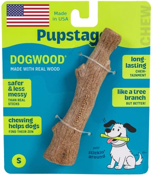 Dogwood Stick Dog Chew Toy, Made in USA, Small, 5.4" | Real-Wood Blend, Natural Wood Flavor, No Nylon, Dishwasher-Safe, Moderate Chewers, Small Dogs (6-25 lbs) Dogwood Stick Dog Chew Toy, Made in USA, Small, 5.4" | Real-Wood Blend, Natural Wood Flavor, No Nylon, Dishwasher-Safe, Moderate Chewers, Small Dogs (6-25 lbs)