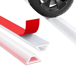 Collapsible Shower Water Dam Self-Adhesive Silicone Water Stopper Barrier Keeps Water Inside Threshold Dry and Wet Separation Retention System Suitable for Bathroom (39 Inch, Transparent) Collapsible Shower Water Dam Self-Adhesive Silicone Water Stopper Barrier Keeps Water Inside Threshold Dry and Wet Separation Retention System Suitable for Bathroom (39 Inch, Transparent)