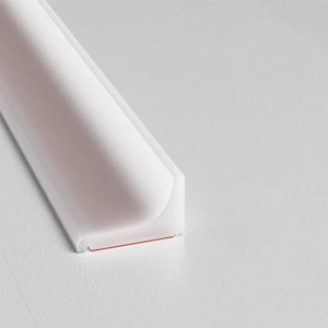 Transparent Shower Threshold Water Dam, 39 in Sink Splash Guard | Flexible self-adhesive water dam, splash guard for bathtub, cooktop and shower threshold, trims to fit smooth surfaces Transparent Shower Threshold Water Dam, 39 in Sink Splash Guard | Flexible self-adhesive water dam, splash guard for bathtub, cooktop and shower threshold, trims to fit smooth surfaces