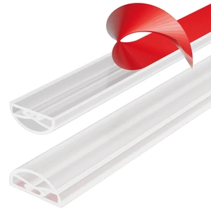 39" Transparent Shower Threshold Water Dam Barrier,Dry & Wet Separation | Self-Adhesive Silicone Collapsible Shower Water Splash Guard for Shower Base,Bathtub & Kitchen,Easy Wheelchair Access 39" Transparent Shower Threshold Water Dam Barrier,Dry & Wet Separation | Self-Adhesive Silicone Collapsible Shower Water Splash Guard for Shower Base,Bathtub & Kitchen,Easy Wheelchair Access