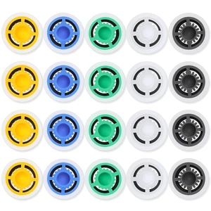 20 Pcs Shower Head Flow Restrictor, 1.5/1.8/2.0/2.5/3.0 GPM Shower Head Water Saver Plastic Flow Restrictor for Shower Heads, Water Saver Faucet Adapters Limiter Pressure Reducer for Bathroom Toilet 20 Pcs Shower Head Flow Restrictor, 1.5/1.8/2.0/2.5/3.0 GPM Shower Head Water Saver Plastic Flow Restrictor for Shower Heads, Water Saver Faucet Adapters Limiter Pressure Reducer for Bathroom Toilet