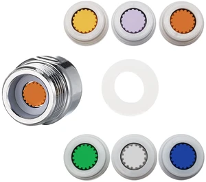 7PCS Shower Flow Reducer Limiter Set,Control Valves Shower Water Flow Restrictor for Water Saving Fixed Shower Head or Handheld Shower 7PCS Shower Flow Reducer Limiter Set,Control Valves Shower Water Flow Restrictor for Water Saving Fixed Shower Head or Handheld Shower