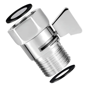 Shower Head Shut Off Control Valve, Pressure Reducer, Flow Restrictor | G1/2 IPS Adjustable Pressure Regulator, Water Saving, Fits Overhead Rain Shower, Handheld Shower Head& Bidet Sprayer Shower Head Shut Off Control Valve, Pressure Reducer, Flow Restrictor | G1/2 IPS Adjustable Pressure Regulator, Water Saving, Fits Overhead Rain Shower, Handheld Shower Head& Bidet Sprayer