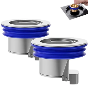 2 Pieces Shower Floor Drain Backflow Preventer Magnetic Levitation One Way Drain Valve Floor Drain Insert Drain Plug Brass Fast Drainage ShowerSuitable for Caliber 1.25"-1.65"(Silver) 2 Pieces Shower Floor Drain Backflow Preventer Magnetic Levitation One Way Drain Valve Floor Drain Insert Drain Plug Brass Fast Drainage ShowerSuitable for Caliber 1.25"-1.65"(Silver)