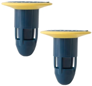 Shower Floor Drain Backflow Preventer Valve Sewer Core Drainage Insert Drain Plug Hair Catcher Gas Sealer Floor Strainer Trap Seal (Blue-2Pack) Shower Floor Drain Backflow Preventer Valve Sewer Core Drainage Insert Drain Plug Hair Catcher Gas Sealer Floor Strainer Trap Seal (Blue-2Pack)