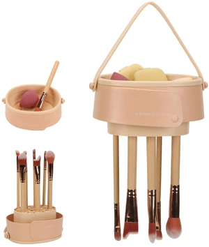 Makeup Brush Cleaner Mat,3 in 1 Upgraded Foldable Silicone Makeup Brush Cleaner Cosmetic Brush Cleaner Makeup Brush Scrubber Bowl for Cleaning, Organizer And Upside Down Drying(Foldable Khaki) Makeup Brush Cleaner Mat,3 in 1 Upgraded Foldable Silicone Makeup Brush Cleaner Cosmetic Brush Cleaner Makeup Brush Scrubber Bowl for Cleaning, Organizer And Upside Down Drying(Foldable Khaki)