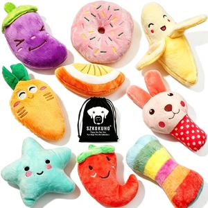 Squeaky Dog Toys for Small Medium Dogs, 9 Pack Stuffed Puppy Teething Toys | Assorted Soft Plush Dog Toys Bundle, Built-In Squeakers, For Puppies Entertainment & Interactive Play Squeaky Dog Toys for Small Medium Dogs, 9 Pack Stuffed Puppy Teething Toys | Assorted Soft Plush Dog Toys Bundle, Built-In Squeakers, For Puppies Entertainment & Interactive Play