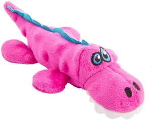 Just For Me Gators Squeaky Plush Dog Toy, Chew Guard Technology - Pink, Mini Just For Me Gators Squeaky Plush Dog Toy, Chew Guard Technology - Pink, Mini