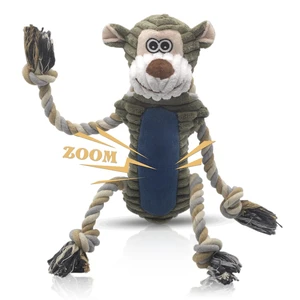 Funny Plush Dog Chew Toys, Squeaky Dog Toys, Interactive Tug of War Puppy Toys, Stuffed Dog Toys for Small, Medium and Large Dogs - Monkey Funny Plush Dog Chew Toys, Squeaky Dog Toys, Interactive Tug of War Puppy Toys, Stuffed Dog Toys for Small, Medium and Large Dogs - Monkey