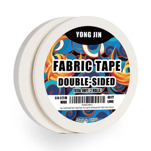 Double-Sided Fabric Tape,Hem Tape No Sew No Iron,1/4"+1/2" (2 Rolls) | No Sewing or Ironing Required, Quick Clothing Repairs, Fabric Bonding, For Hemming and DIY Crafts Double-Sided Fabric Tape,Hem Tape No Sew No Iron,1/4"+1/2" (2 Rolls) | No Sewing or Ironing Required, Quick Clothing Repairs, Fabric Bonding, For Hemming and DIY Crafts