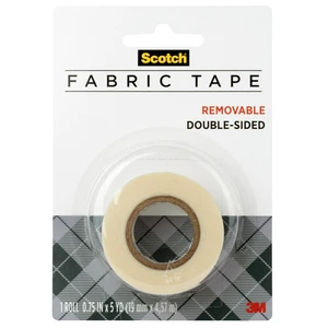 Removable Fabric Tape, 3/4 in x 180 in, 1/Pack, Removable and Double Sided (FTR-1-CFT) Removable Fabric Tape, 3/4 in x 180 in, 1/Pack, Removable and Double Sided (FTR-1-CFT)
