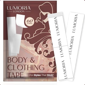 Double Sided Body for Clothes (60 Pack) - Fashion & Fabric Adhesive, Perfect for Dress or Hem Support, Clear Body Tape for Skin, No-Residue & Strong Hold Double Sided Body for Clothes (60 Pack) - Fashion & Fabric Adhesive, Perfect for Dress or Hem Support, Clear Body Tape for Skin, No-Residue & Strong Hold