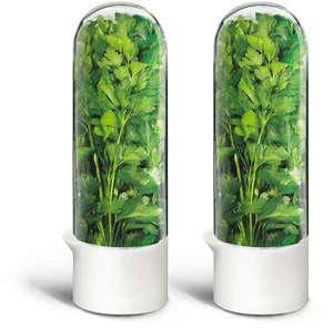 Herb Keeper for Refrigerator, Herb Saver for Refrigerator, Cilantro Container, Vegetable Preservation Bottle for Cilantro, Mint, Parsley, Asparagus, Keeps Greens Fresh for 2-3 Weeks (2PCS) Herb Keeper for Refrigerator, Herb Saver for Refrigerator, Cilantro Container, Vegetable Preservation Bottle for Cilantro, Mint, Parsley, Asparagus, Keeps Greens Fresh for 2-3 Weeks (2PCS)