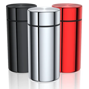 Portable Aluminum Storage Jar 3-Pack,Airtight Smell Proof Container, Metal Waterproof Small Bottle Multipurpose Container for Coffee & Teas, Herb Spices Container Screw-Top Lid Lock Odor Portable Aluminum Storage Jar 3-Pack,Airtight Smell Proof Container, Metal Waterproof Small Bottle Multipurpose Container for Coffee & Teas, Herb Spices Container Screw-Top Lid Lock Odor