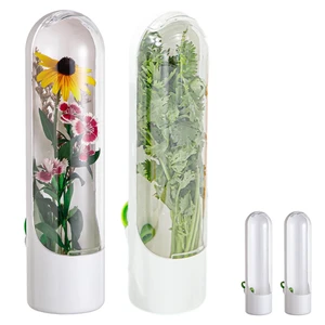 Herb Saver Pod Cilantro Containers | Clear Storage Bottle Fresh Storage Container for Cilantro Parsley Mint, Fresh Produce Saver, Extends Freshness for 2-3 Weeks Herb Saver Pod Cilantro Containers | Clear Storage Bottle Fresh Storage Container for Cilantro Parsley Mint, Fresh Produce Saver, Extends Freshness for 2-3 Weeks