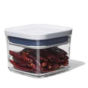 Good Grips POP 2.0 Container, 0.4L | Food Storage, Airtight Push-Button Seal, Stackable, Small, Square, Mini, Ideal for Spices, Dried Herbs, Baking Good Grips POP 2.0 Container, 0.4L | Food Storage, Airtight Push-Button Seal, Stackable, Small, Square, Mini, Ideal for Spices, Dried Herbs, Baking