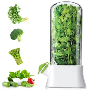 Herb Keeper for Refrigerator - Premium Herb Saver, Keep Cilantro Fresh, Versatile Herb Keeper for Prolonging Freshness of All Herbs Herb Keeper for Refrigerator - Premium Herb Saver, Keep Cilantro Fresh, Versatile Herb Keeper for Prolonging Freshness of All Herbs