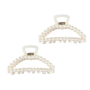 2Pcs White Large Hair Clip for Thick Hair, Girls Hair Clips Claw,Big Hair Clips Hair Claws for Thin Hair, Faux Pearl Claw Clips,Neutral r Large Jaw 2Pcs White Large Hair Clip for Thick Hair, Girls Hair Clips Claw,Big Hair Clips Hair Claws for Thin Hair, Faux Pearl Claw Clips,Neutral r Large Jaw