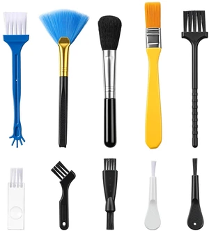10 PCS Keyboard Brush Keyboard Cleaning Brushes Kit Mini Anti Static Brush Small Nylon Dust Cleaning Brushes for Electronic Devices Computer Motherboard Fans Camera Small Space 10 PCS Keyboard Brush Keyboard Cleaning Brushes Kit Mini Anti Static Brush Small Nylon Dust Cleaning Brushes for Electronic Devices Computer Motherboard Fans Camera Small Space