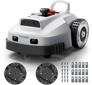 L2500 Robot Lawn Mower for 1 Acre, NetRTK + AI Vision Lawnmower Robot, Wi-Fi HaLow Connectivity, No Boundary Wire, AI Obstacle Avoidance, App Control, 60dB Quiet, Multi-Zone Management, IP66 L2500 Robot Lawn Mower for 1 Acre, NetRTK + AI Vision Lawnmower Robot, Wi-Fi HaLow Connectivity, No Boundary Wire, AI Obstacle Avoidance, App Control, 60dB Quiet, Multi-Zone Management, IP66