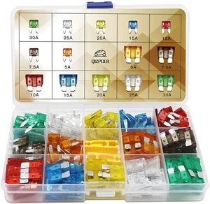 140 Pcs Fuses Automotive Kit - Blade Auto Fuse Assortment Standard and Mini Car Fuse for Marine, RV, Camper, Boat, Truck (5A 7.5A 10A 15A 20A 25A 30AMP/ATC/ATO) 140 Pcs Fuses Automotive Kit - Blade Auto Fuse Assortment Standard and Mini Car Fuse for Marine, RV, Camper, Boat, Truck (5A 7.5A 10A 15A 20A 25A 30AMP/ATC/ATO)