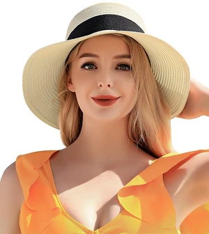 Beach Sun Straw Hats for Women,UV Sun Protection Summer Straw Hat | UPF 50+ UV Sun Protection, Premium Paper Straw Woven, Lightweight & Breathable, Wide Brim Design (3.54"), Foldable & Packable Beach Sun Straw Hats for Women,UV Sun Protection Summer Straw Hat | UPF 50+ UV Sun Protection, Premium Paper Straw Woven, Lightweight & Breathable, Wide Brim Design (3.54"), Foldable & Packable