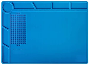 Insulation Silicone Soldering Mat Repair Mat, Silicone Work Mats | Heat Resistant 932°F with Scale Ruler and Screw Position for Soldering, CellPhone Electronics Repair, Size: 13.8 x 9.8 inch Insulation Silicone Soldering Mat Repair Mat, Silicone Work Mats | Heat Resistant 932°F with Scale Ruler and Screw Position for Soldering, CellPhone Electronics Repair, Size: 13.8 x 9.8 inch