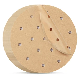 Air Fryer Round Liners 6 Inch, 200pcs Parchment Paper Unbleached Filter Paper Perforated Parchment Paper Bamboo Steamer Papers for Air Fryer and Steaming Basket Air Fryer Round Liners 6 Inch, 200pcs Parchment Paper Unbleached Filter Paper Perforated Parchment Paper Bamboo Steamer Papers for Air Fryer and Steaming Basket